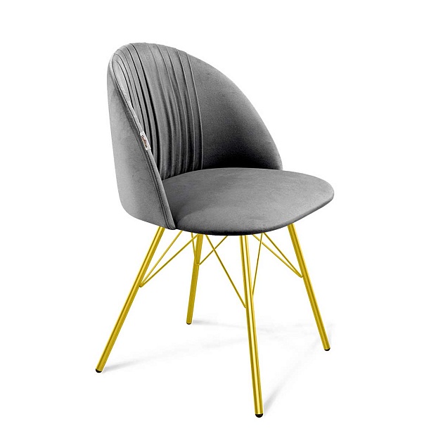 Стул Sheffilton SHT-ST35-1/S37 угольно-серый/золото 9890148505 изображение 1 Стул Sheffilton SHT-ST35-1/S37 угольно-серый/золото 9890148505 Фото № 1