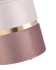 Пуф Stool Group Кэрри с ящиком велюр розовый 19A060VA-8167-33/30 4