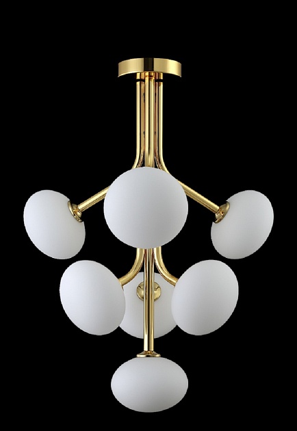Подвесная люстра Crystal Lux ALICIA SP7 GOLD/WHITE изображение 3 Подвесная люстра Crystal Lux ALICIA SP7 GOLD/WHITE Фото № 3