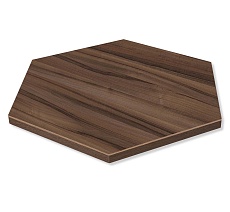 Журнальный стол Sheffilton SHT-S70/ЛДСП 70 темный орех/черный муар/орех тьеполо 5129653401 3