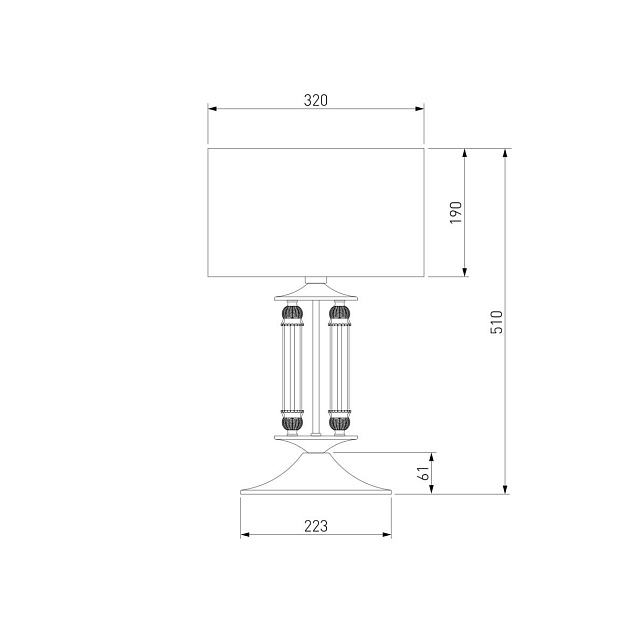 Настольная лампа Eurosvet 01045/1 сатин-никель изображение 2 Настольная лампа Eurosvet 01045/1 сатин-никель Фото № 2