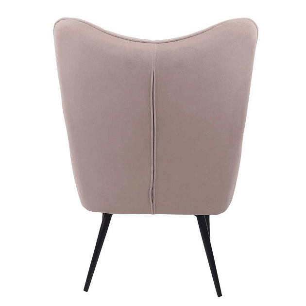 Кресло AksHome Bogema бежевый, велюр 78236 изображение 4 Кресло AksHome Bogema бежевый, велюр 78236 Фото № 4