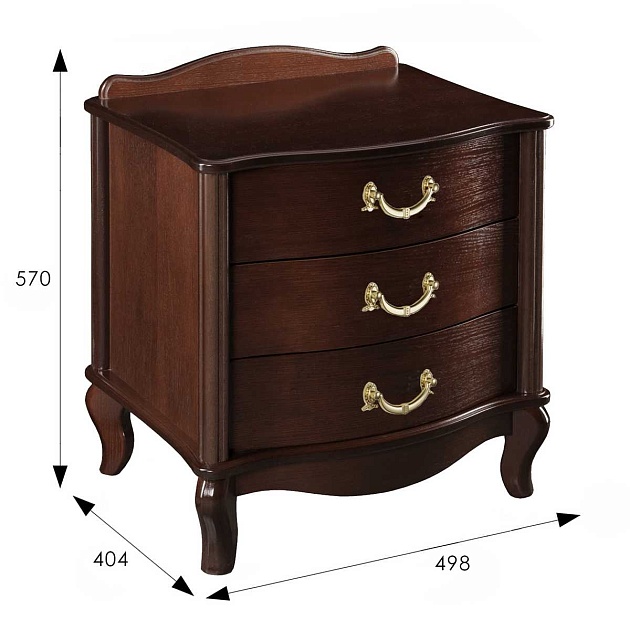Тумбочка Мебелик Джульетта 008540 изображение 3 Тумбочка Мебелик Джульетта 008540 Фото № 3