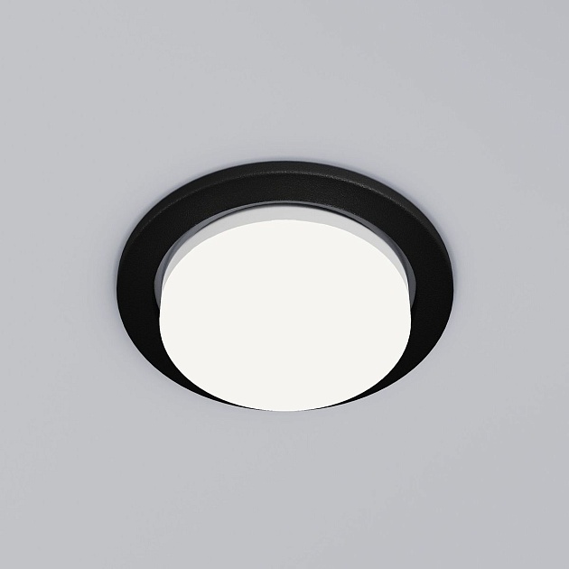 Встраиваемый светильник Elektrostandard 1035 GX53 WH черный a069360 изображение 1 Встраиваемый светильник Elektrostandard 1035 GX53 WH черный a069360 Фото № 1