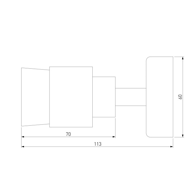 Светодиодный спот Eurosvet Plat 20125/1 черный Фото № 2