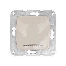 DEA Выключатель 1кл (инд) с/у 10А мех. Беж KRANZ KR-78-0231