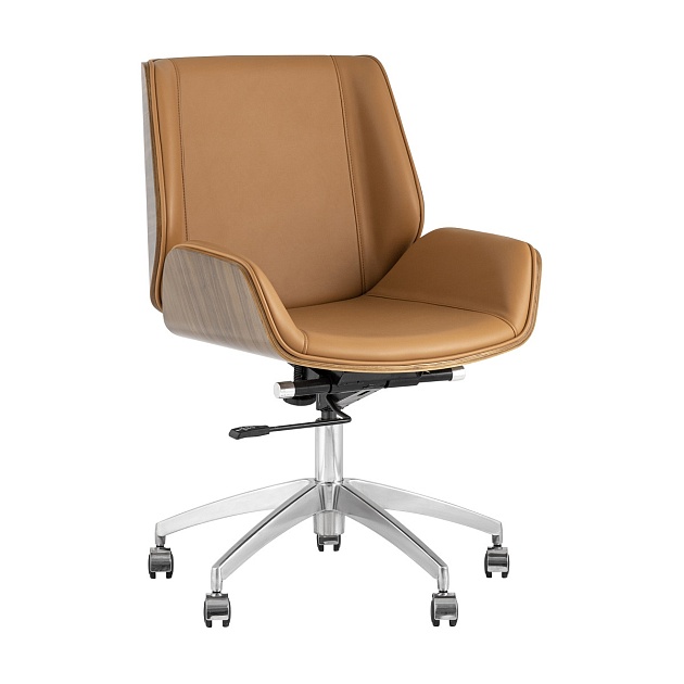 Кресло руководителя TopChairs Crown коричневое B1707 270-09 Фото № 1