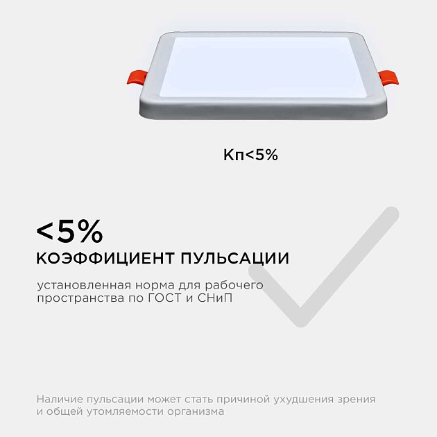 Встраиваемая светодиодная панель OGM LP-18 Фото № 8