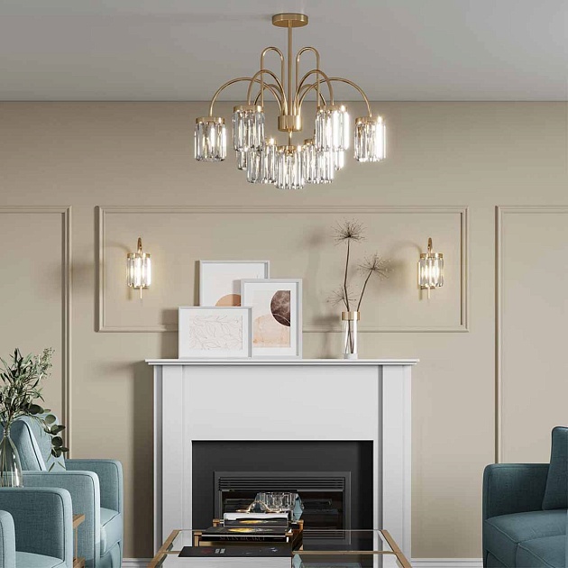 Подвесная люстра Odeon Light Classic Vassa 4987/9C изображение 5 Подвесная люстра Odeon Light Classic Vassa 4987/9C Фото № 5