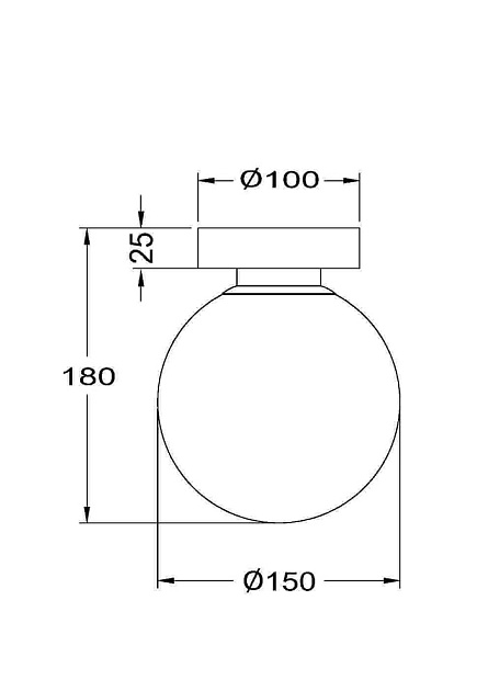 Настенный светильник Maytoni Basic form MOD321WL-01B Фото № 3
