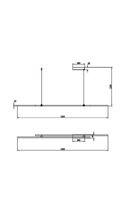Подвесной светодиодный светильник Maytoni Halo MOD005PL-L48BSK Фото № 2