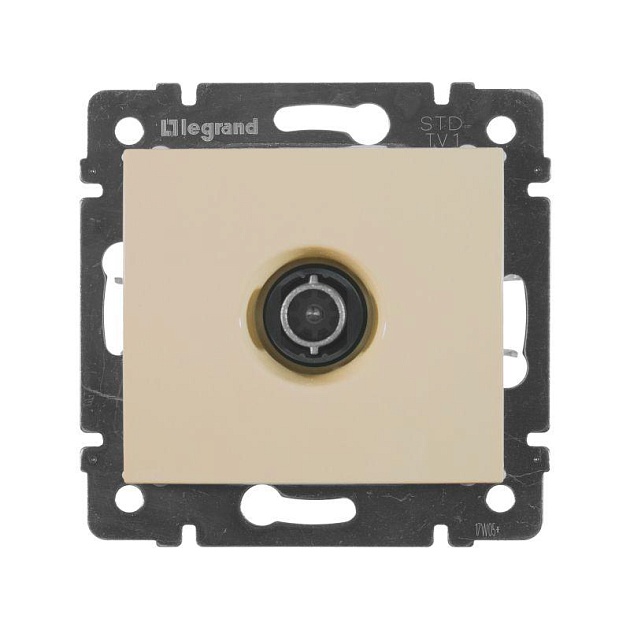 ТВ-розетка Звезда Legrand Valena слоновая кость 774329 изображение 1 ТВ-розетка Звезда Legrand Valena слоновая кость 774329 Фото № 1