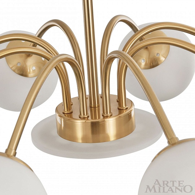 Подвесная люстра Arte Neapol71069 271069/8 GD изображение 3 Подвесная люстра Arte Neapol71069 271069/8 GD Фото № 3