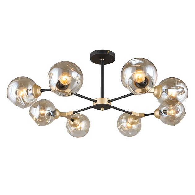 Потолочная люстра Omnilux Sandrigo OML-93607-08 изображение 1 Потолочная люстра Omnilux Sandrigo OML-93607-08 Фото № 1