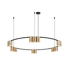 Подвесная люстра Denkirs Orbit DK4067-BK+SG 1