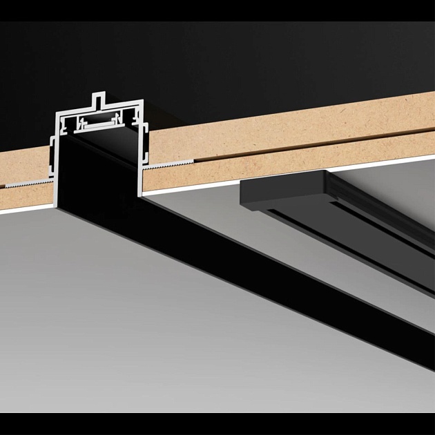 Шинопровод встраиваемый низковольтный Novotech Shino Smal 1 м 135197 Фото № 5