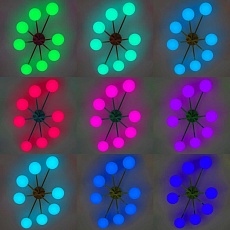 Потолочная светодиодная люстра Citilux Atman Smart CL226A183 1