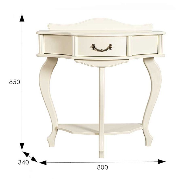Консоль Мебелик Джульетта 008525 изображение 3 Консоль Мебелик Джульетта 008525 Фото № 3