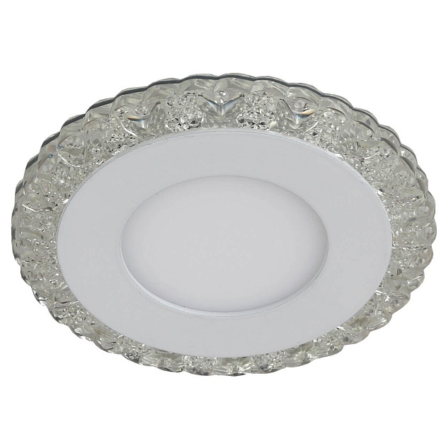 Встраиваемый светильник ЭРА с подсветкой DK LED 14 SL/WH Б0036495 Фото № 1