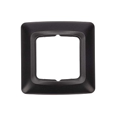 DEA Рамка 1-я горизонтальная Черный Металлик KRANZ KR-78-0345