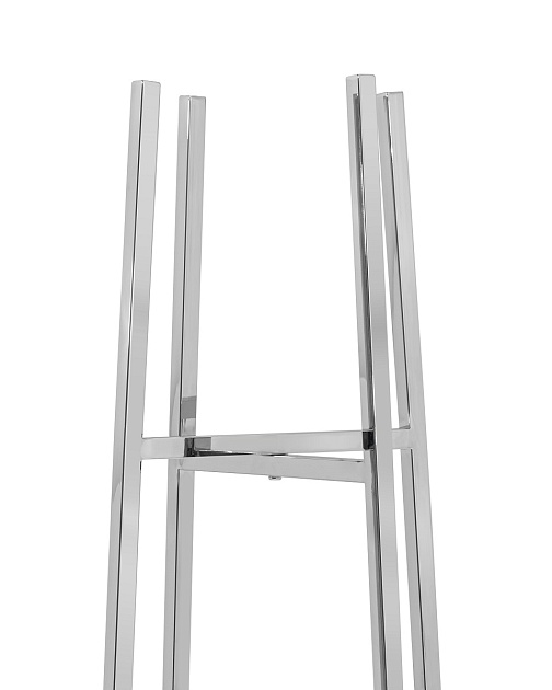 Стеллаж Stool Group Ланс прозрачное стекло сталь серебро EDCS-005 Фото № 5