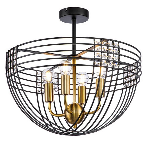 Потолочный светильник Indigo Fresco 10001/4C Black V000104 Фото № 1