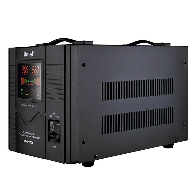 Стабилизатор напряжения Uniel 3000ВА RS-1/3000 03111 Фото № 1