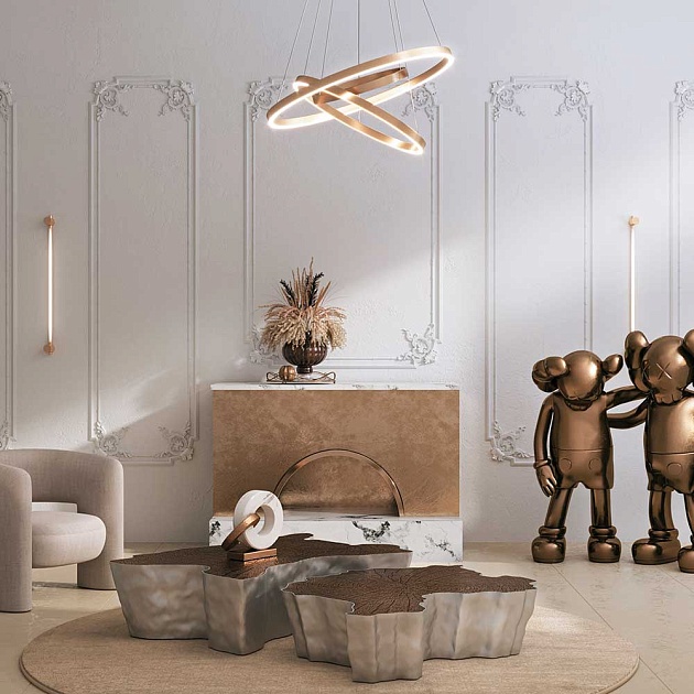 Подвесной светодиодный светильник Maytoni Rim MOD058PL-L74BK Фото № 2