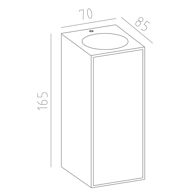 Уличный настенный светильник Mantra Beret 7929 Фото № 2