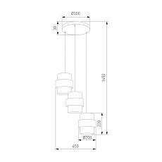 Подвесная люстра TK Lighting 6098 Calisto 1