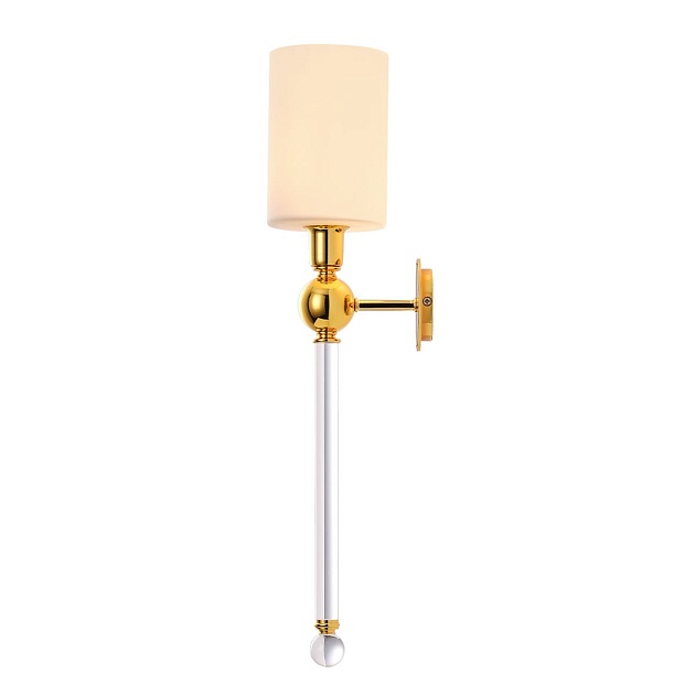 Бра Crystal Lux Mirabella AP1 Gold/White Фото № 2