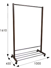 Гардеробная вешалка Мебелик В 35Н 000333 2