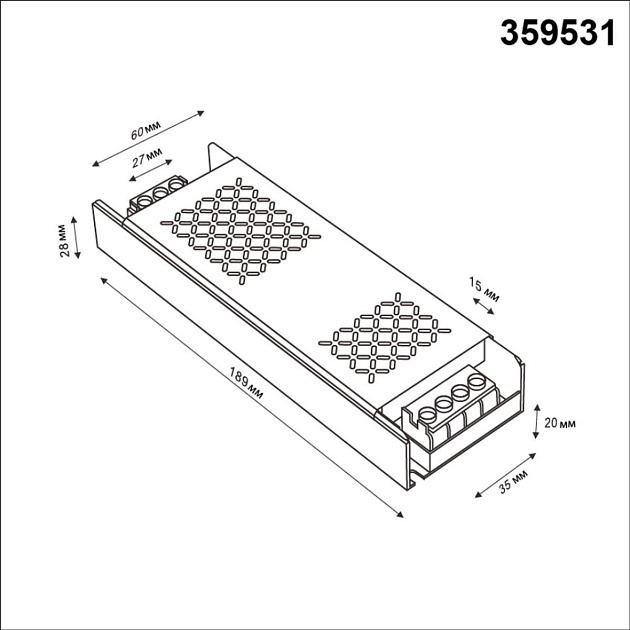 Драйвер Novotech DRIVE 359531 Фото № 2