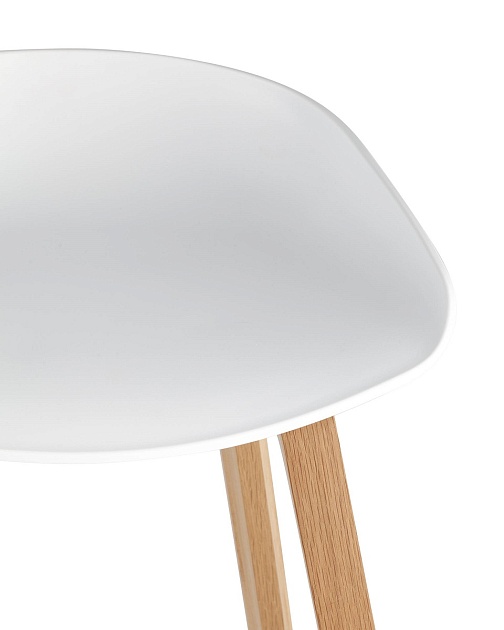 Барный стул Stool Group LIBRA белый деревян. ножки 8319 WHITE изображение 5 Барный стул Stool Group LIBRA белый деревян. ножки 8319 WHITE Фото № 5