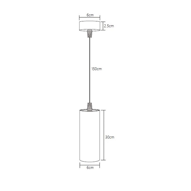Подвесной светодиодный светильник Fiberli Tube630 3000K 12110101 Фото № 2