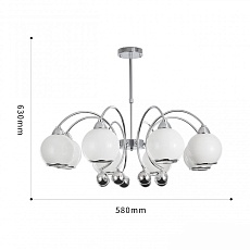 Потолочная люстра Arte Milano 276207/8 Ni 1