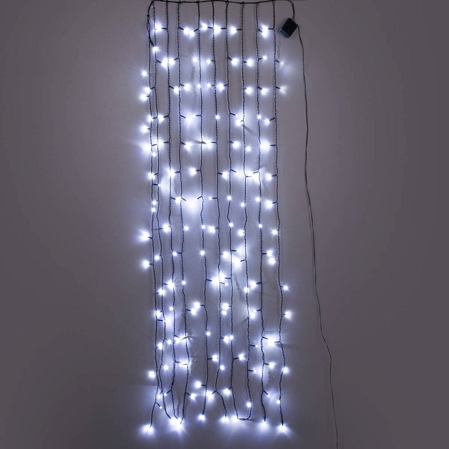 Светодиодная гирлянда Eurosvet занавес 230V 200-003 белый Фото № 5
