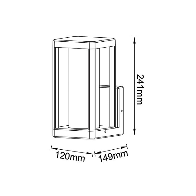 Уличный настенный светильник Mantra Nevada 8899 Фото № 2