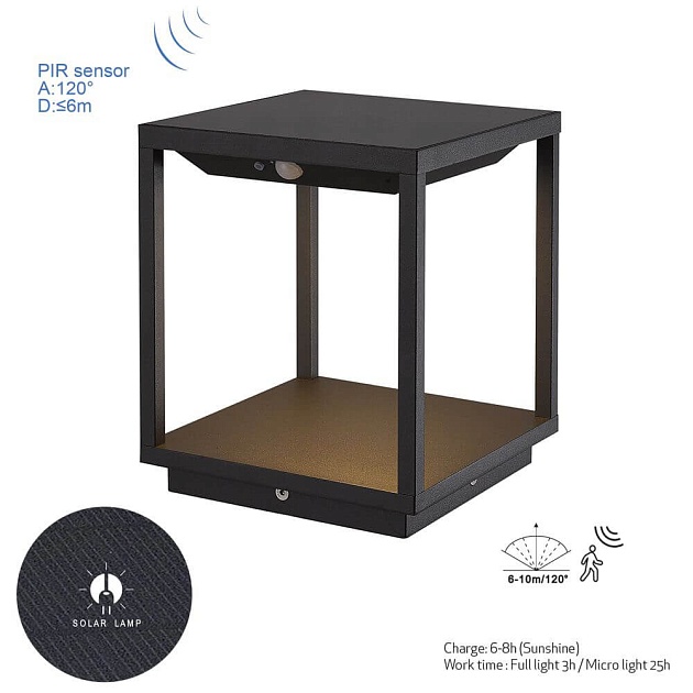 Светильник на солнечных батареях Mantra Meribel 7085 изображение 3 Светильник на солнечных батареях Mantra Meribel 7085 Фото № 3