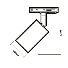 Трековый светильник Jazzway PTR 26 5038059A 2