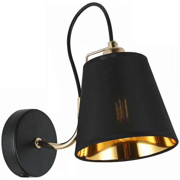 Бра Illumico IL6120-1WOU-79 BK GD изображение 1 Бра Illumico IL6120-1WOU-79 BK GD Фото № 1