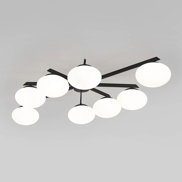 Потолочная люстра Eurosvet Opaline 70220/8 черный Фото № 1