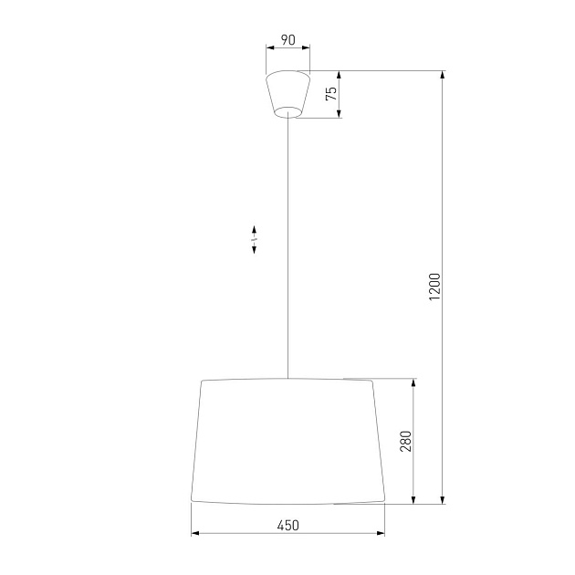 Подвесной светильник TK Lighting 1883 Maja White Фото № 2