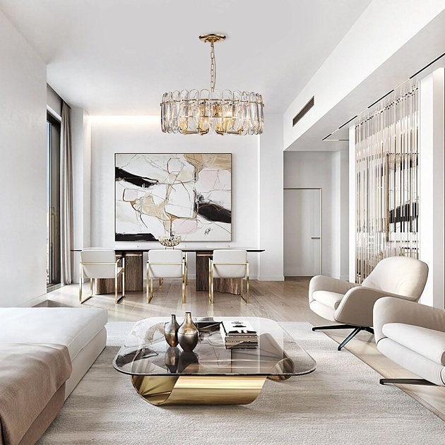 Подвесная люстра Escada Arabana 2114/8S Gold изображение 6 Подвесная люстра Escada Arabana 2114/8S Gold Фото № 6