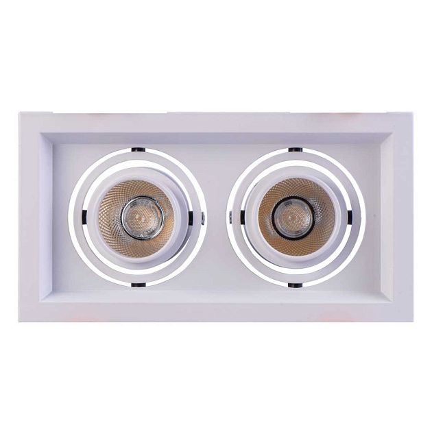 Встраиваемый светодиодный светильник De Markt Круз 15 637016202 Фото № 1