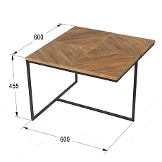 Журнальный стол Мебелик Эклектик квадро 005015 2