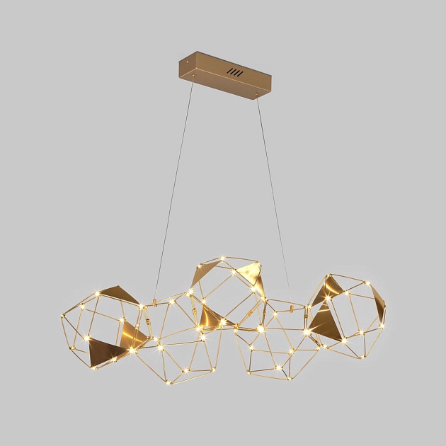 Подвесной светодиодный светильник Eurosvet Uma 90368/5 медь изображение 1 Подвесной светодиодный светильник Eurosvet Uma 90368/5 медь Фото № 1