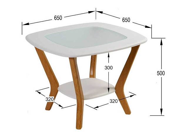 Журнальный стол Мебелик Мельбурн 002589 Фото № 3