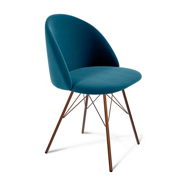 Стул Sheffilton SHT-ST35/S37 тихий океан/медный металлик 9023012109 Фото № 1