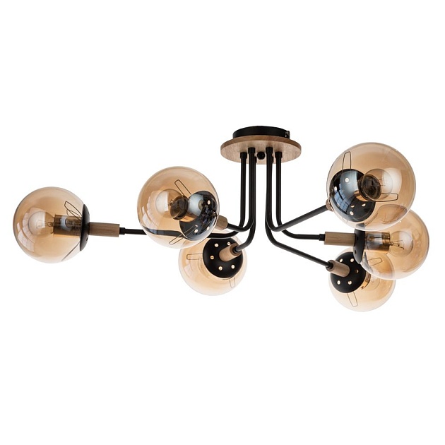 Потолочная люстра Arte Lamp Oxford A2716PL-6BK Фото № 1